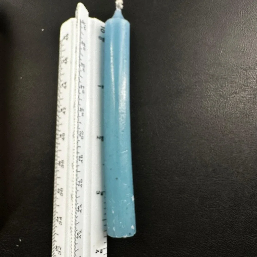 Biedermann & Sons‎ Tree Candles 4 Inch Blue Green 20 Count Vintage C-1123